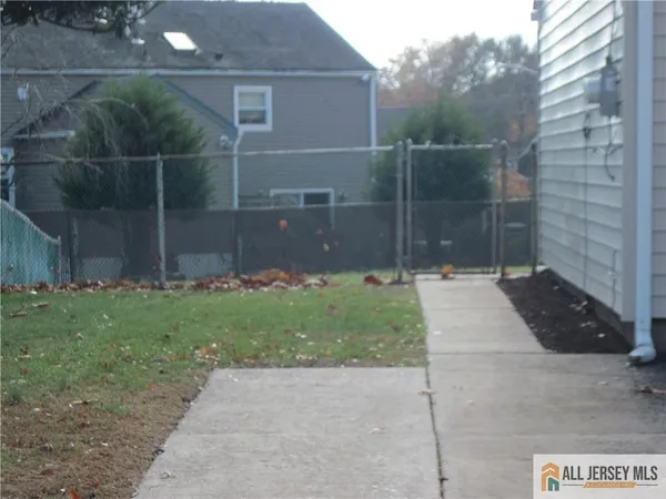 a backyard of a house