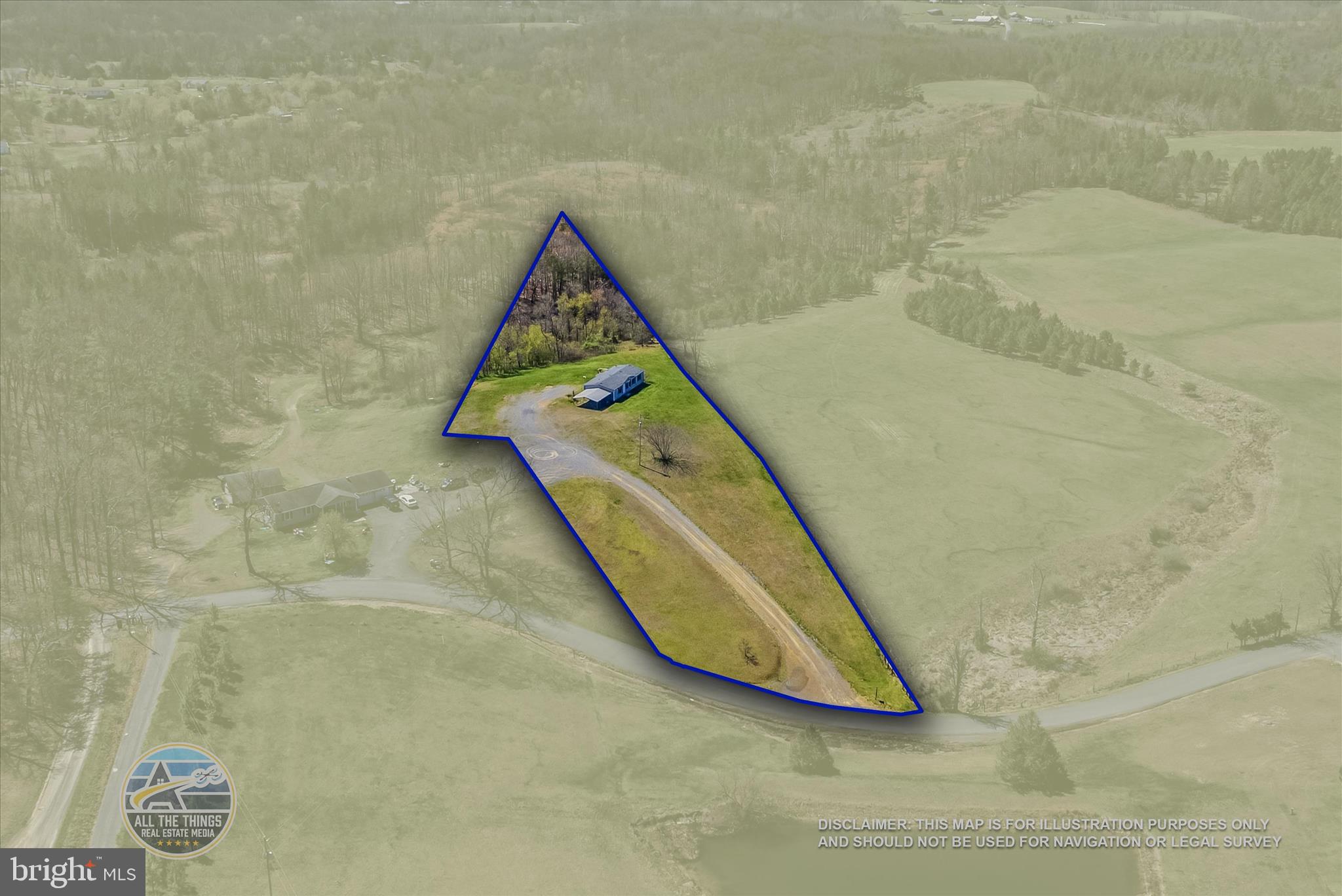 1420 Eppinger Road Berkeley Springs, WV 25411 - Photo 45 of 47 Property Aerial