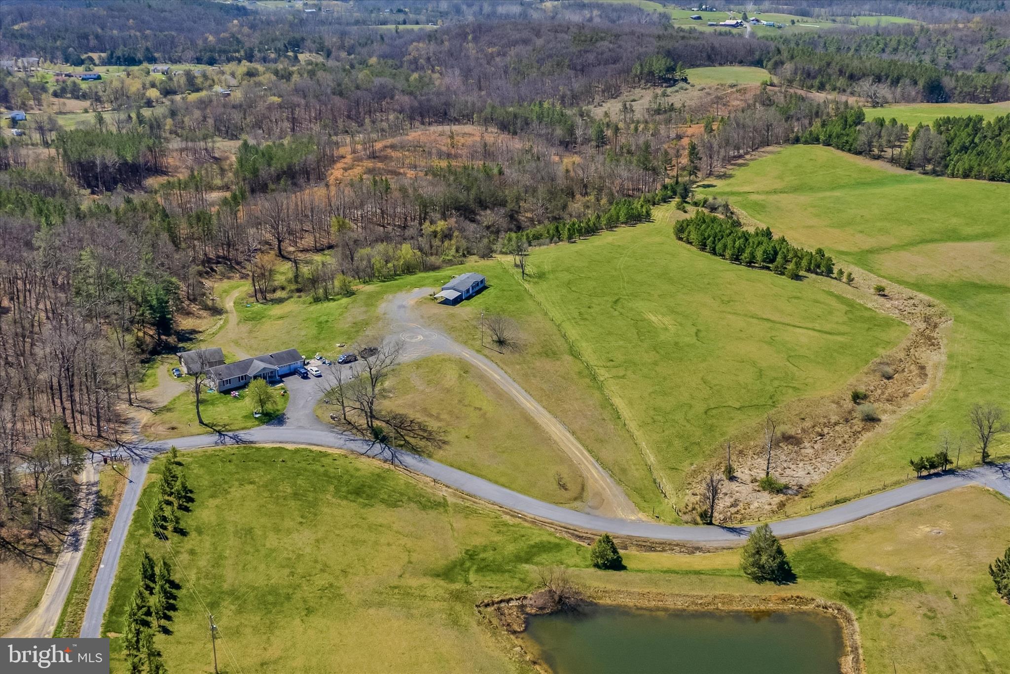 1420 Eppinger Road Berkeley Springs, WV 25411 - Photo 46 of 47 Property Aerial
