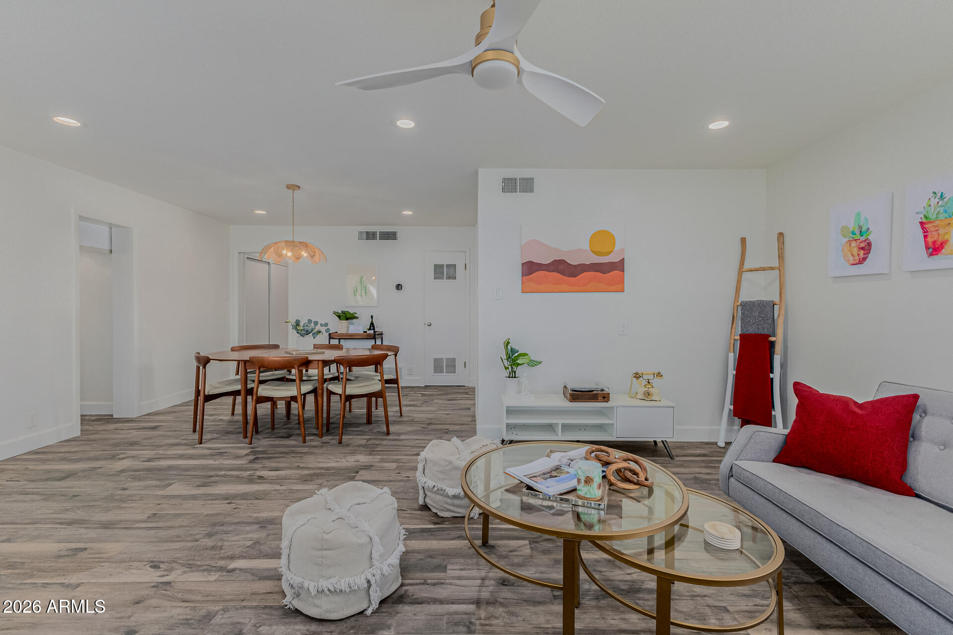 160 East Coronado Road, Unit 58 Phoenix, AZ 85004 - Photo 6 of 50 a living room with furniture and a dining table