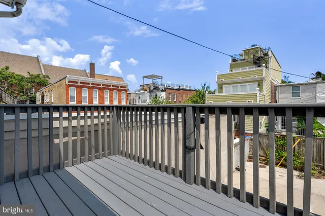 a view of a roof deck