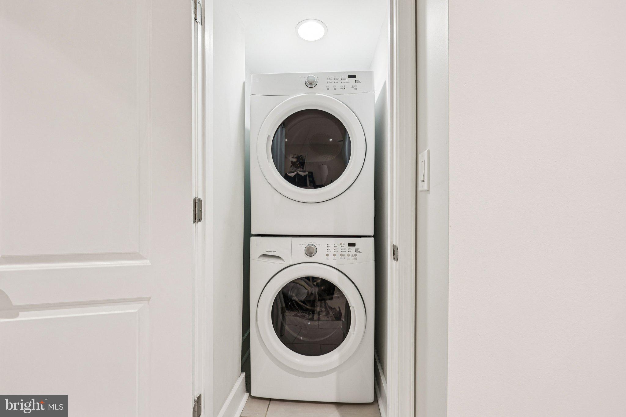 5209 5th Street Northwest Washington, DC 20011 - Photo 25 of 38 a utility room with dryer and washer