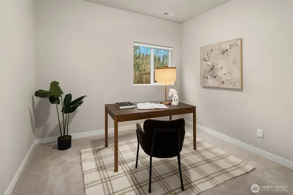 a view of workspace with furniture