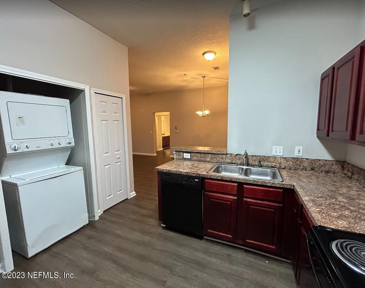 laundry in kitchen