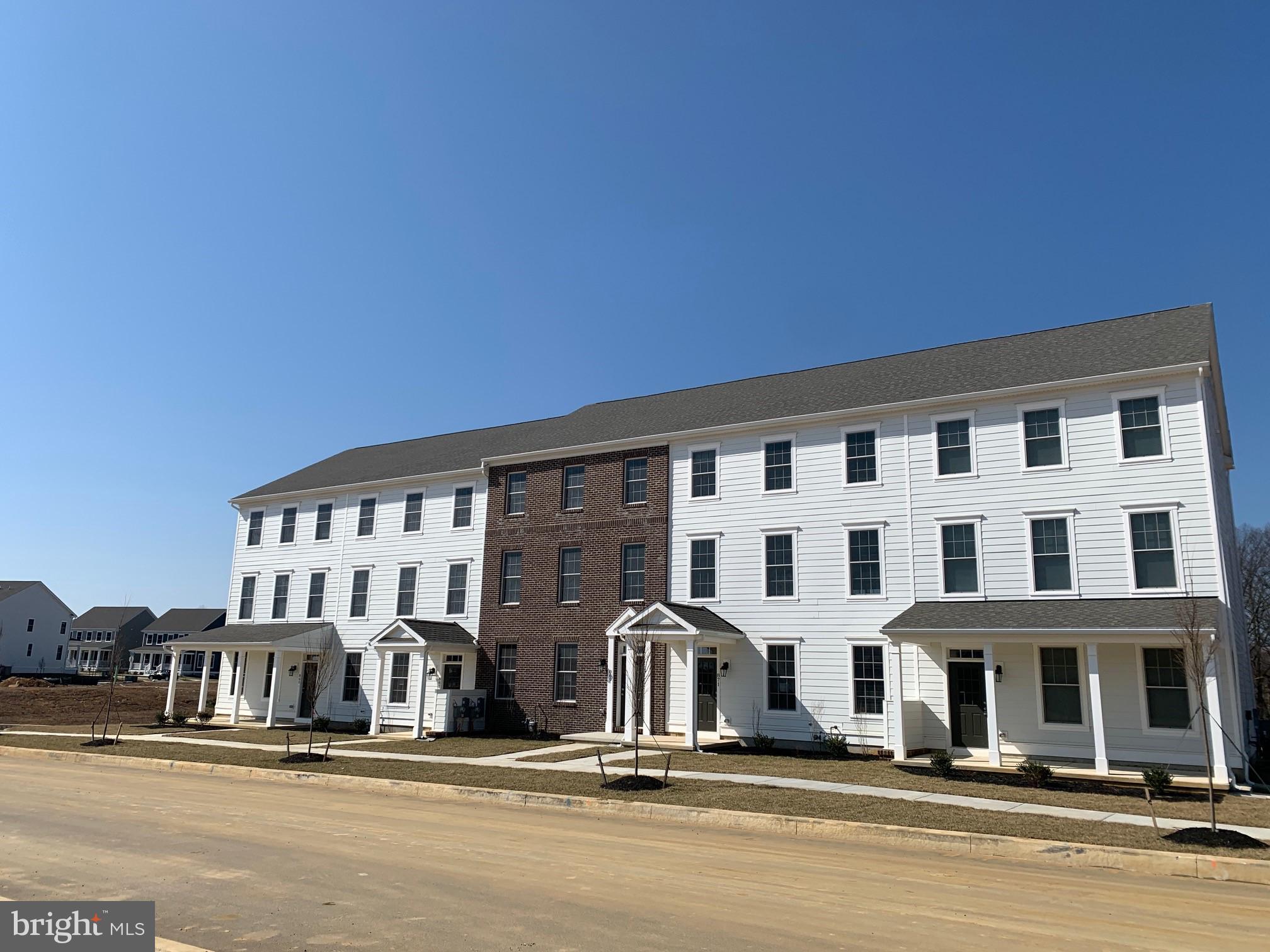 a view of a building with a street