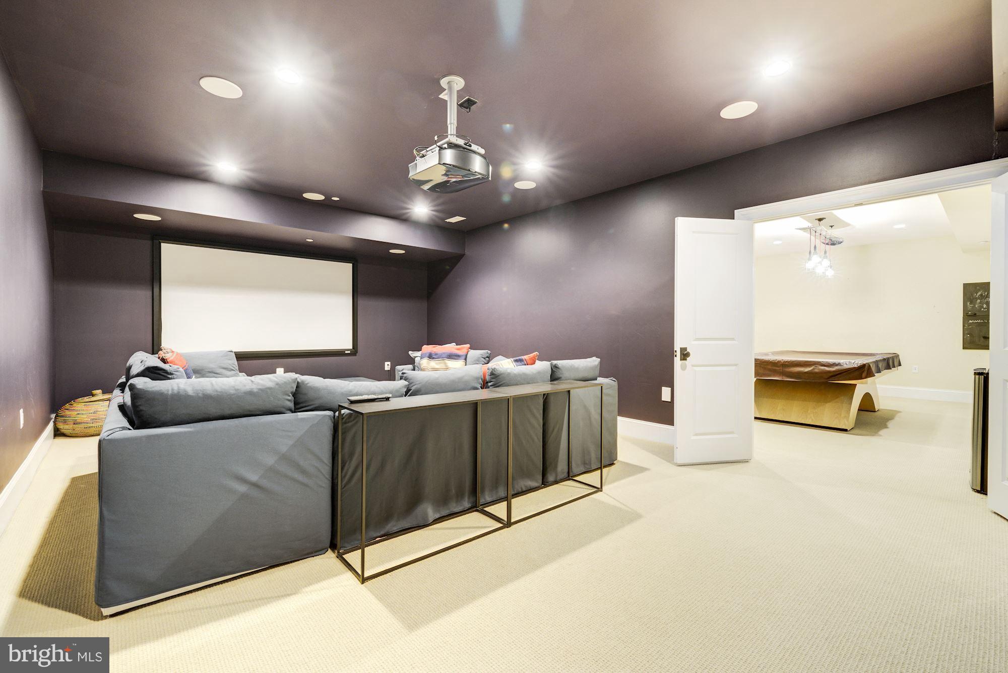 7514 Radnor Road Bethesda, MD 20817 - Photo 23 of 31 Theatre/ Media Room