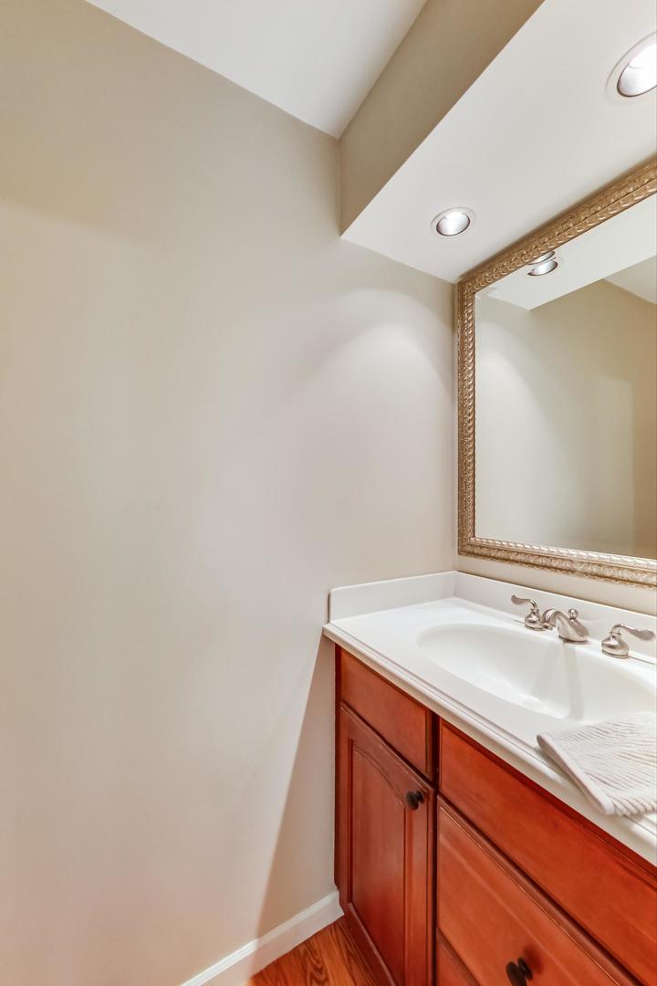 2210 Freeman Court Inverness, IL 60067 - Photo 20 of 56 a bathroom with a sink and a mirror