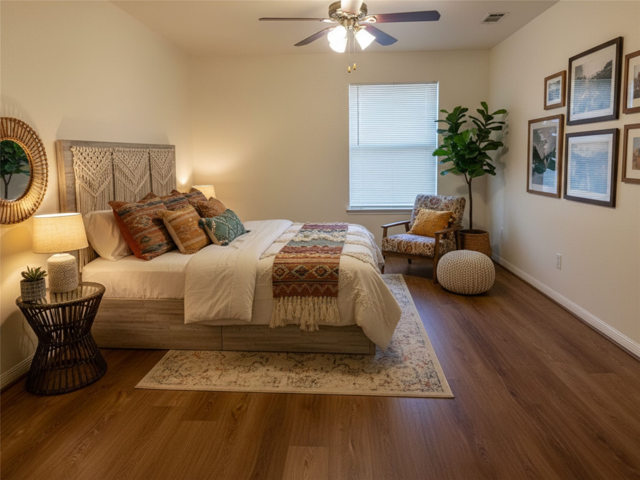 10859 Braes Bend Drive Houston, TX 77071 - Photo 7 of 7 a bedroom with bed and wooden floor