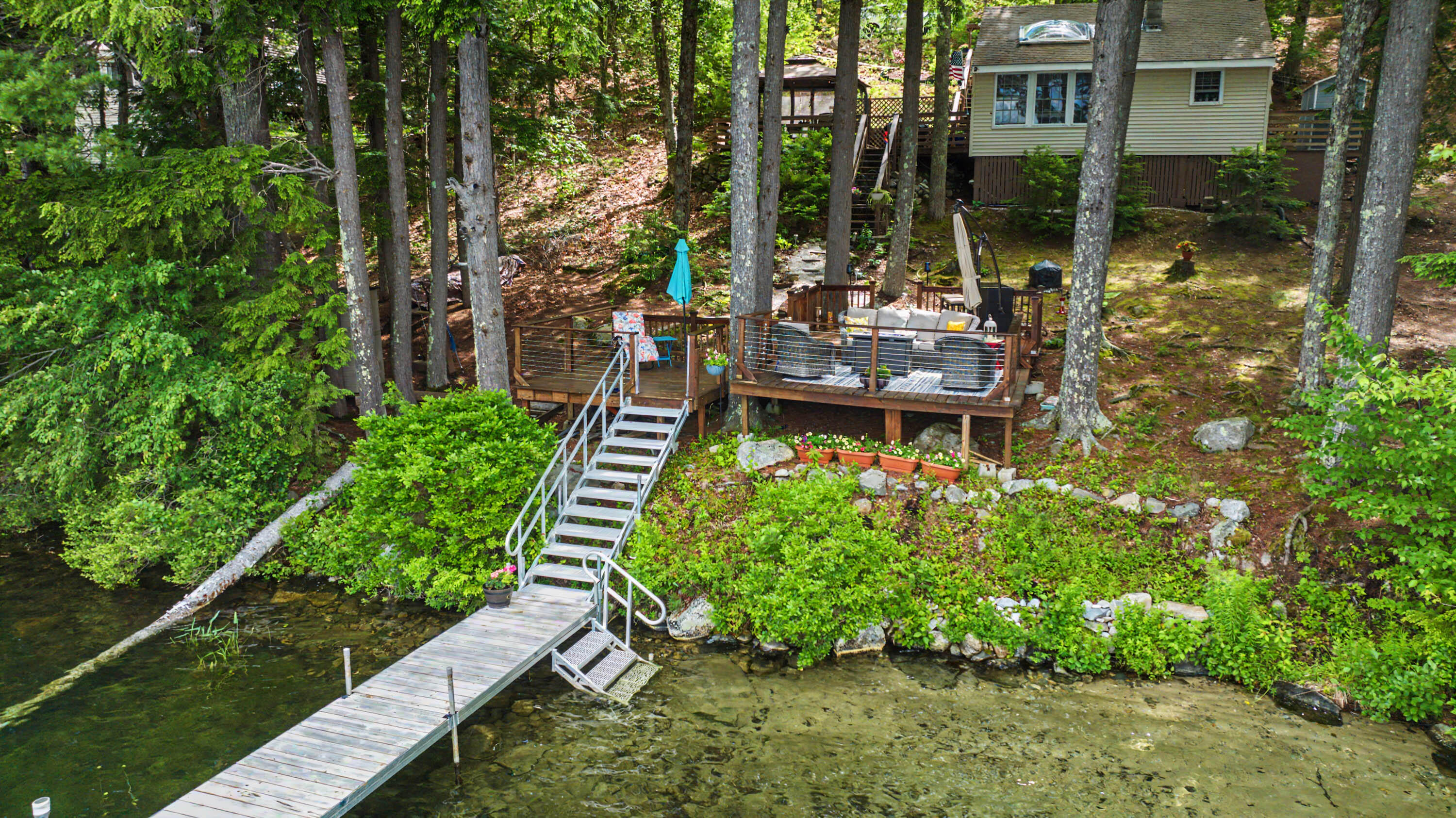 Cottage from pond