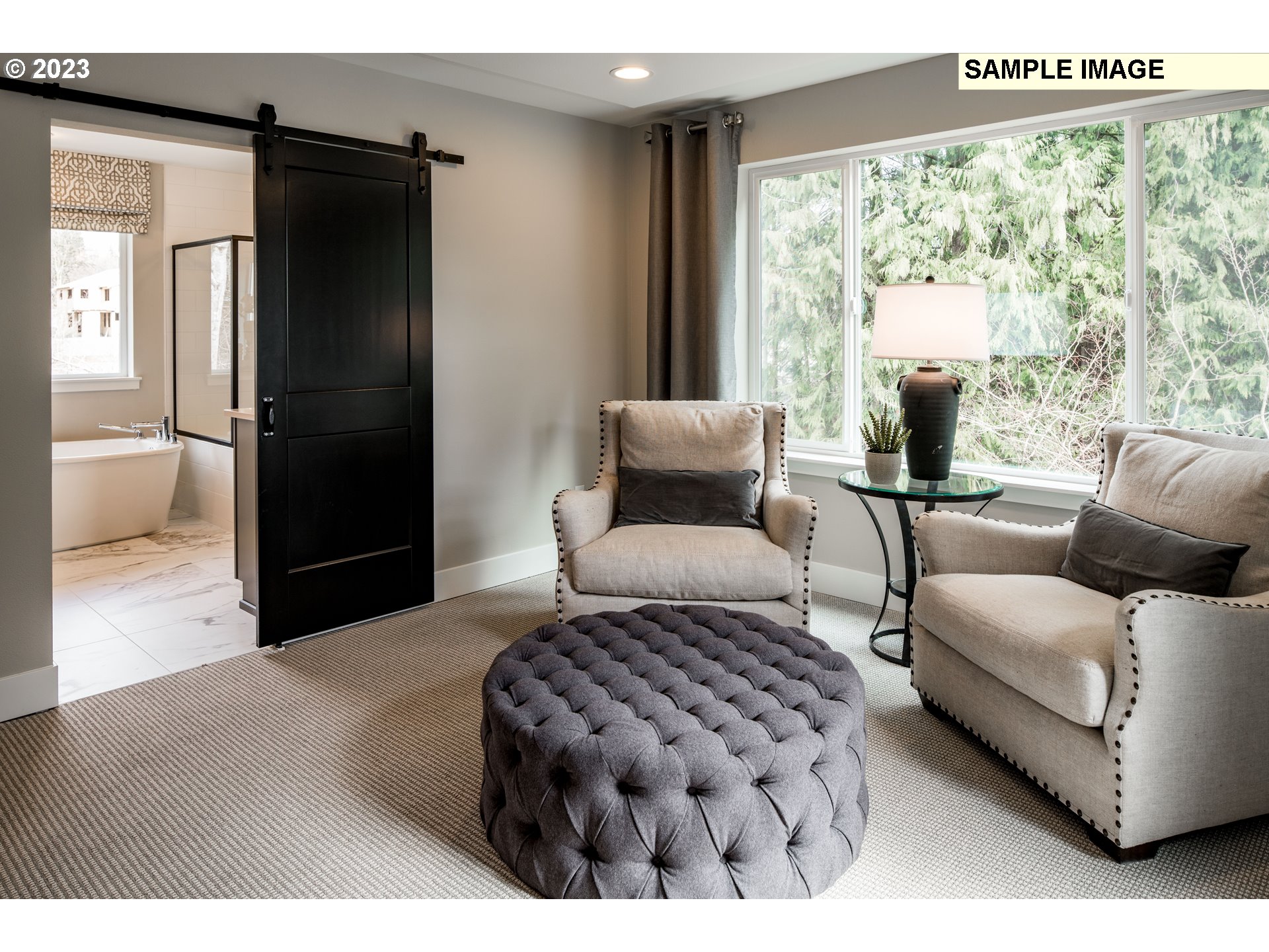 8710 South 3rd Street Ridgefield, WA 98642 - Photo 14 of 22 a bedroom with a bed window and a large mirror
