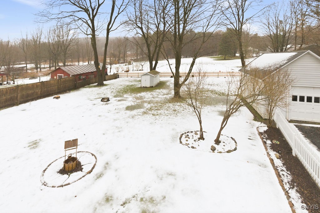 4548 Dublin Road Marcellus, NY 13108 - Photo 45 of 49 Taken from the upstairs, you can see the backyard