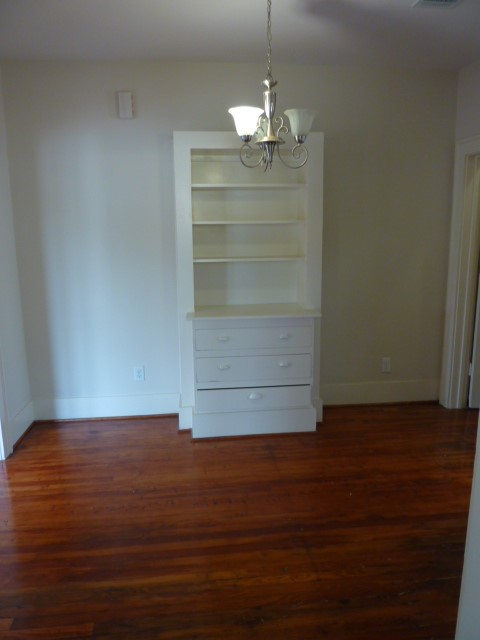 4105 McKinney Street, Unit B Houston, TX 77023 - Photo 24 of 25 a view of empty room with wooden floor and fan