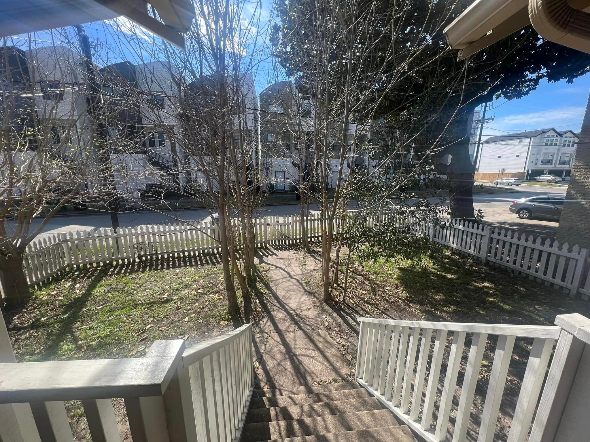 4105 McKinney Street, Unit B Houston, TX 77023 - Photo 7 of 25 a view of balcony with wooden floor