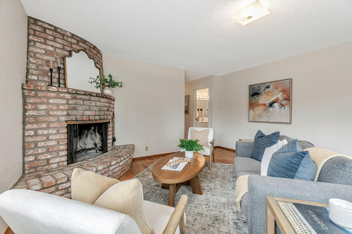 801 Lobos Street Monterey, CA 93940 - Photo 4 of 43 a living room with furniture and a fireplace