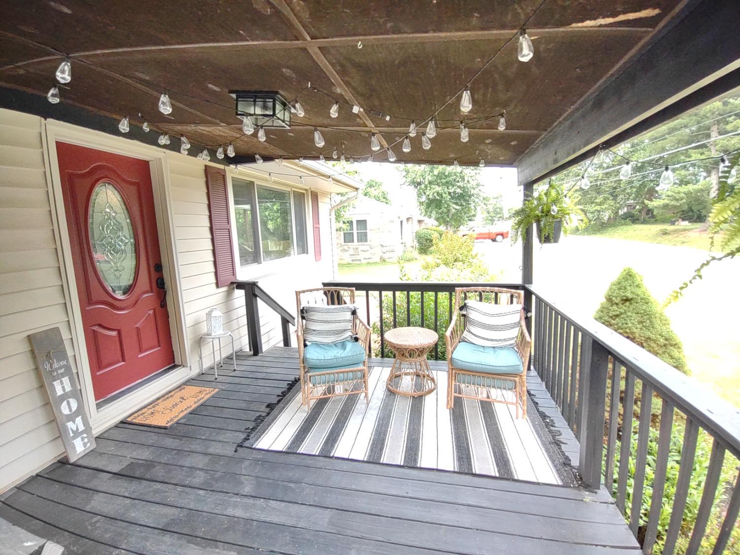 cozy front porch