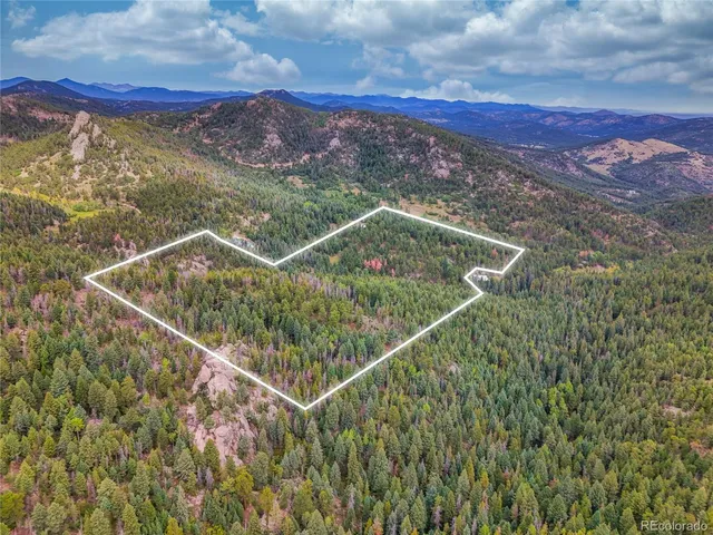 a view of swimming pool of water with lawn chairs and large trees