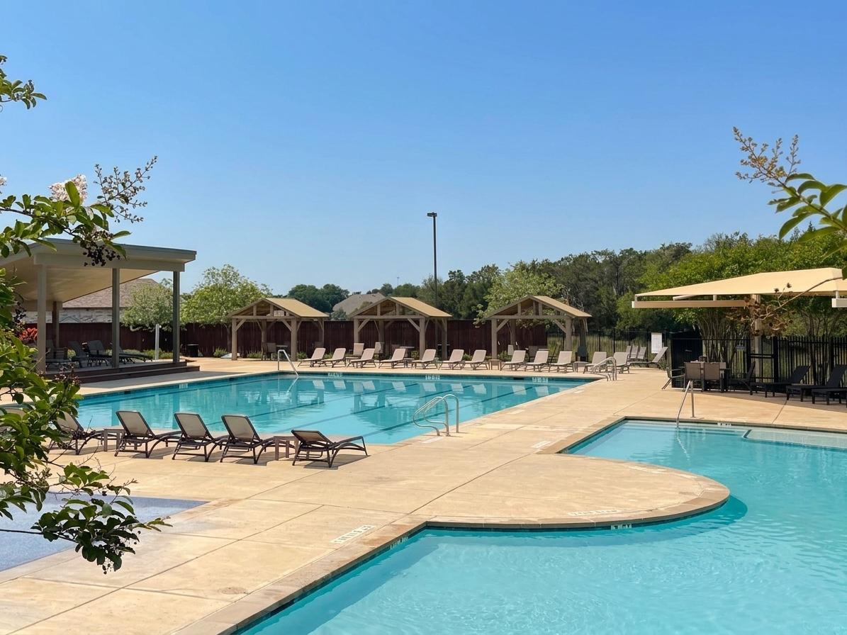 4105 Haight Street Round Rock, TX 78681 - Photo 37 of 40 Community swimming pool featuring multiple swimming areas