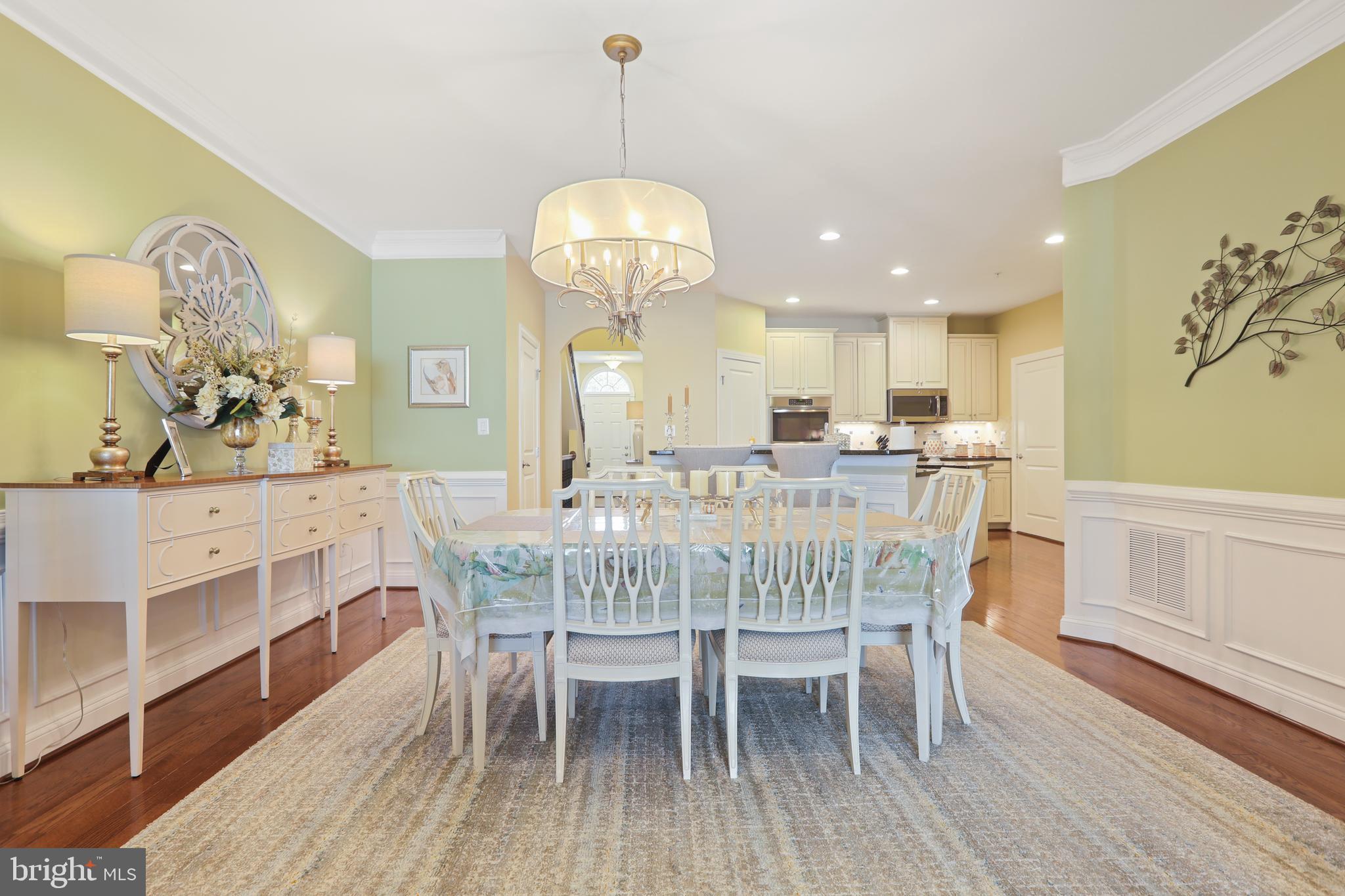 1843 Exton Drive, Unit 197 Fallston, MD 21047 - Photo 16 of 68 a view of a dining room with furniture and wooden floor