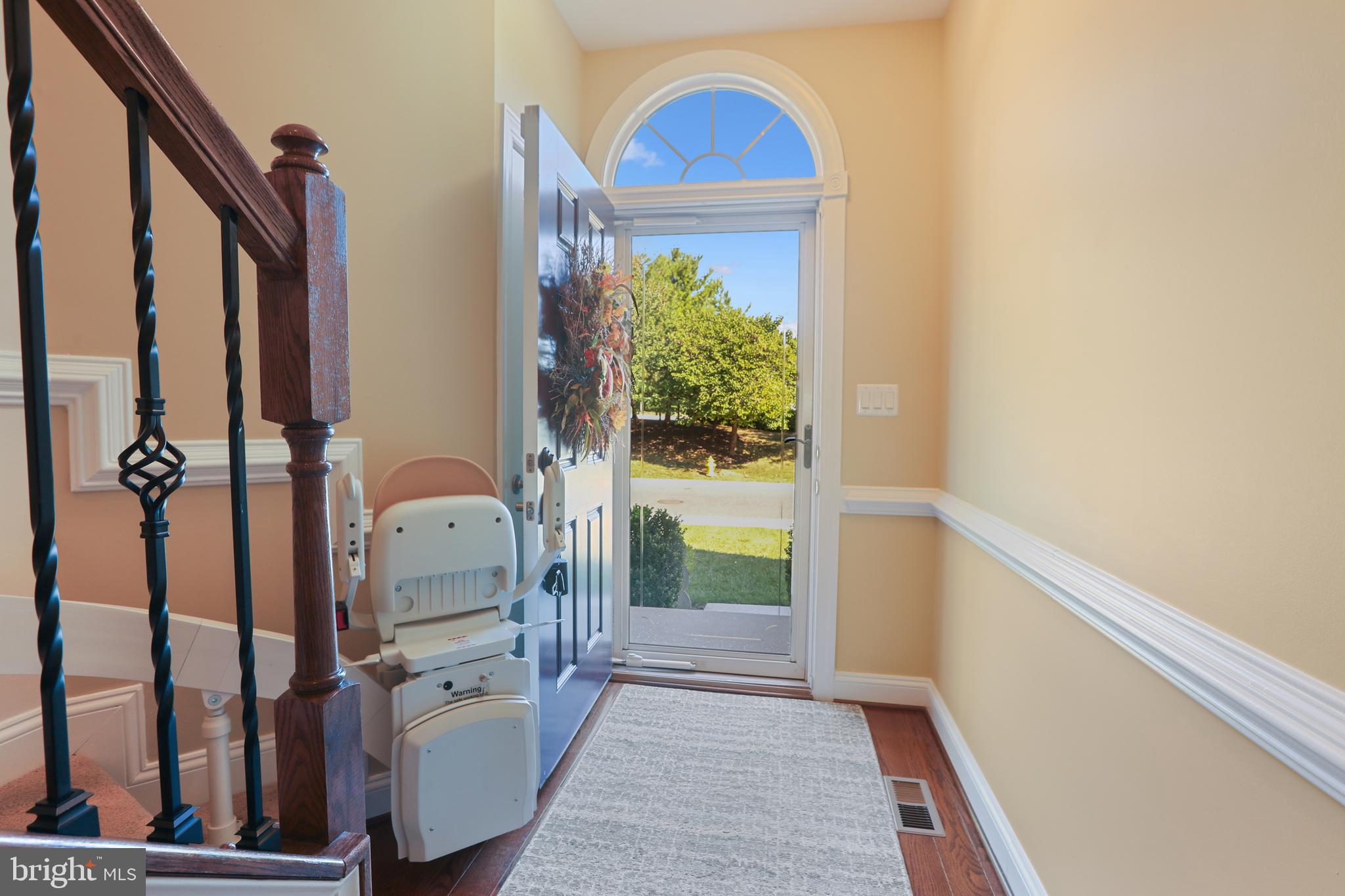 1843 Exton Drive, Unit 197 Fallston, MD 21047 - Photo 5 of 68 2-Story Foyer w/chair lift (can convey - optional)
