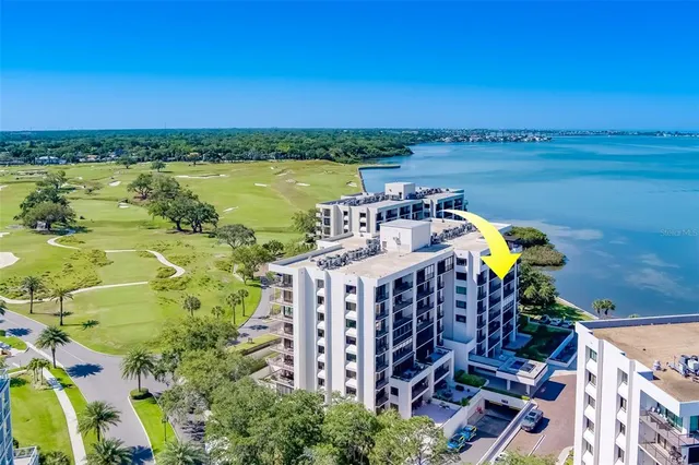 a view of a city with tall buildings