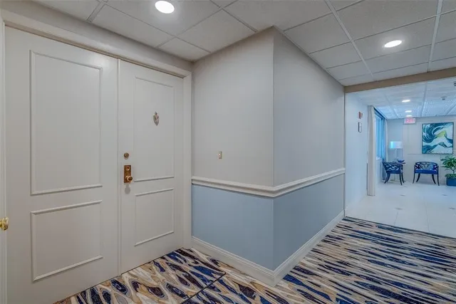 a view of building with outdoor space