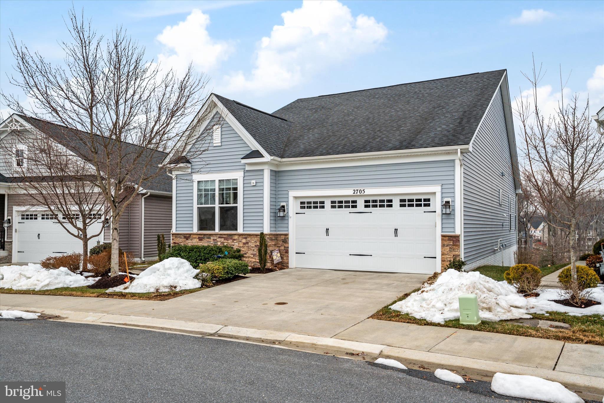 2705 Dragon Fly Way Odenton, MD 21113 - Photo 11 of 79 a front view of a house with a outdoor space