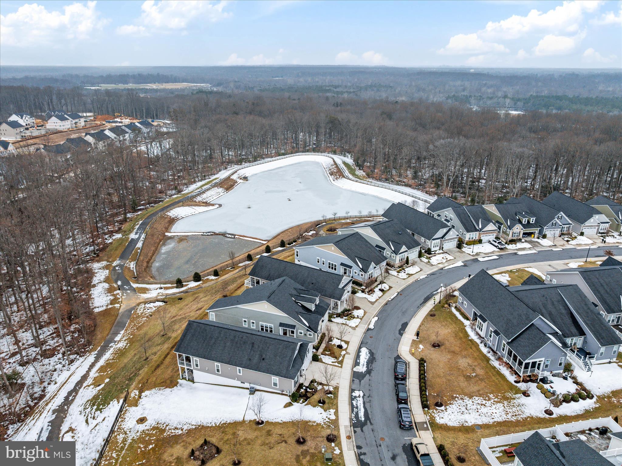 2705 Dragon Fly Way Odenton, MD 21113 - Photo 46 of 79 an aerial view of a house with a ocean view