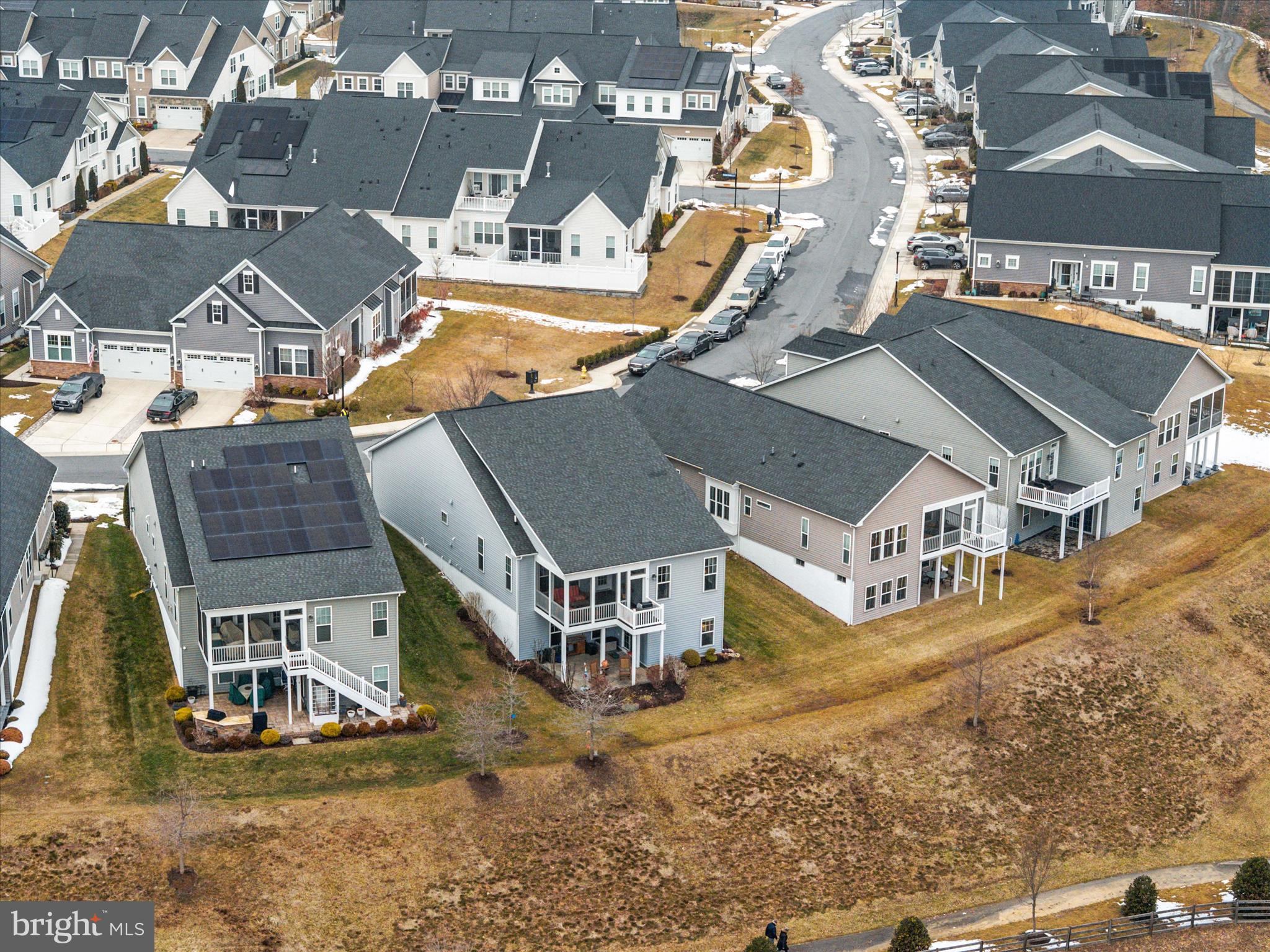 2705 Dragon Fly Way Odenton, MD 21113 - Photo 51 of 79 an aerial view of a house with a yard