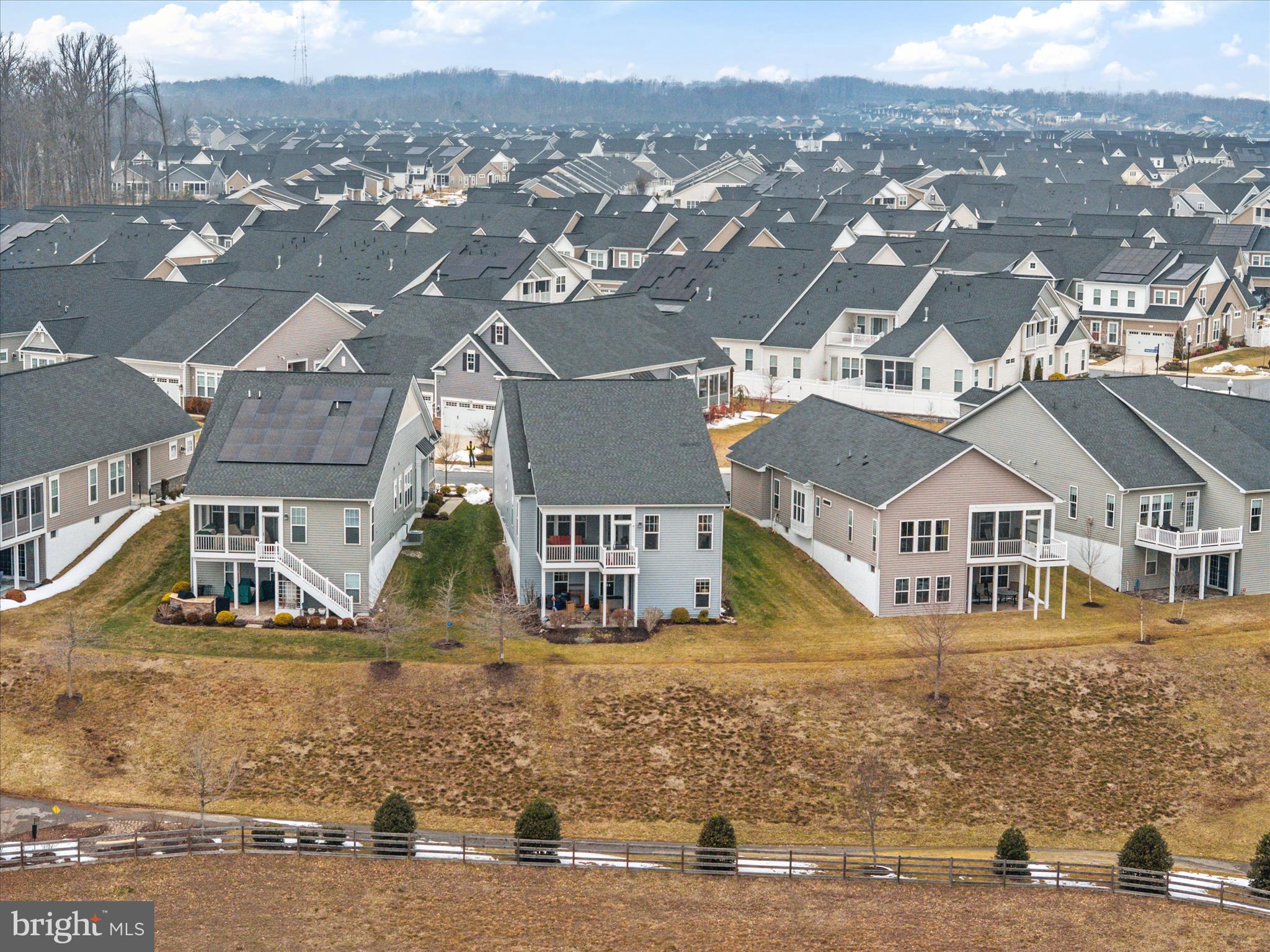 2705 Dragon Fly Way Odenton, MD 21113 - Photo 52 of 79 an aerial view of residential houses with city view