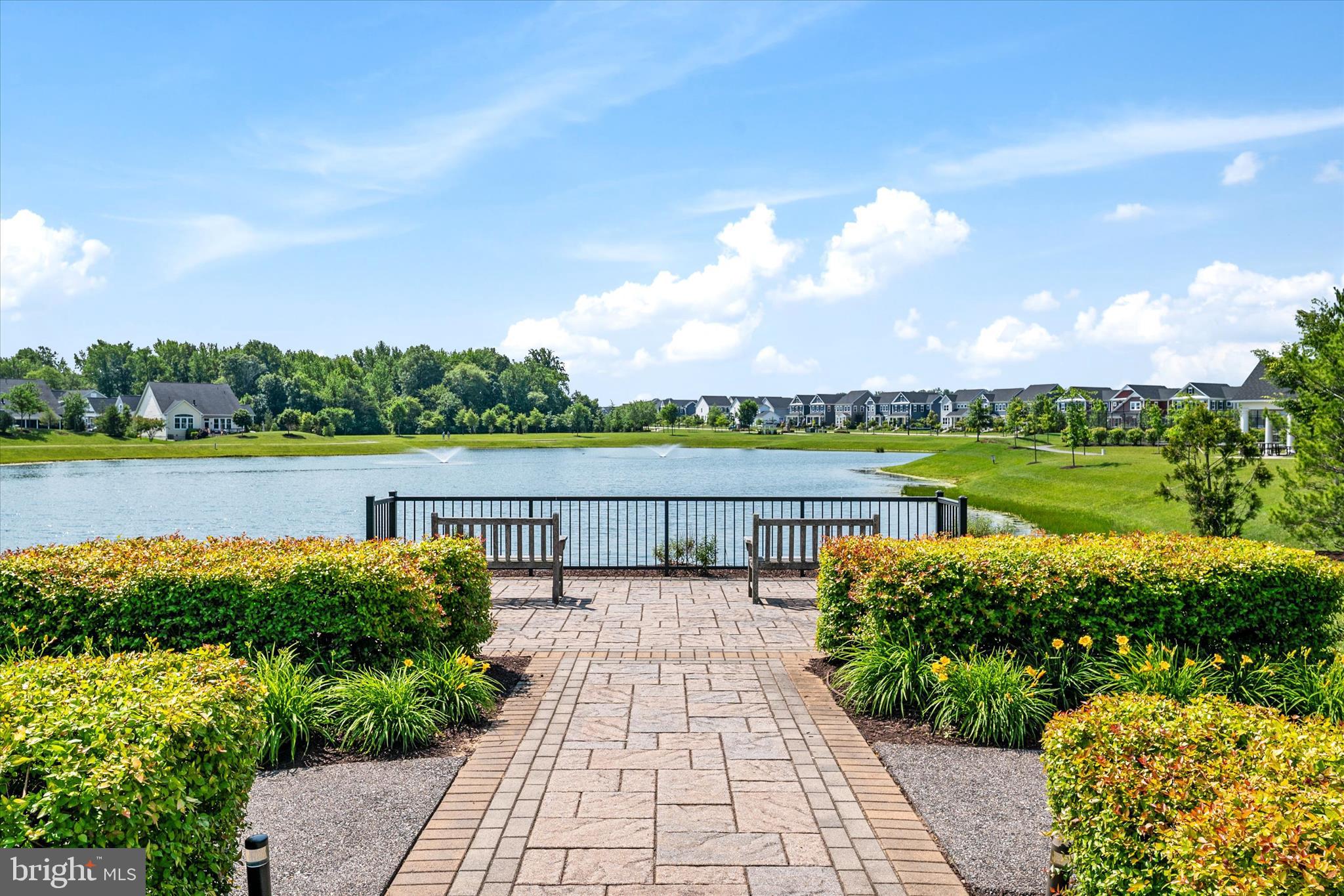 2705 Dragon Fly Way Odenton, MD 21113 - Photo 73 of 79 a view of a lake with a garden