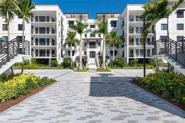 a front view of a building