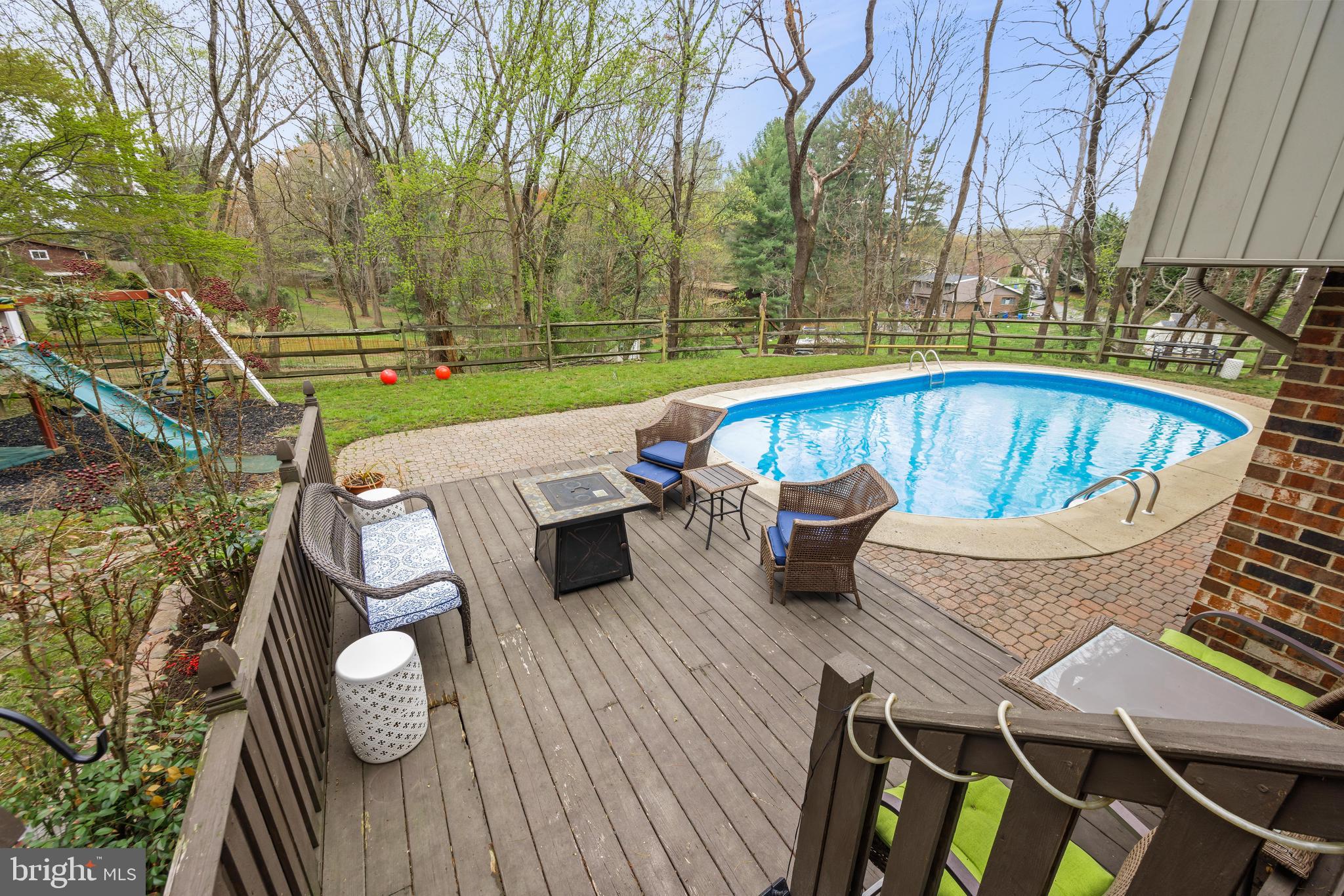 2414 Derby Drive Fallston, MD 21047 - Photo 34 of 41 a view of deck with patio table and chairs