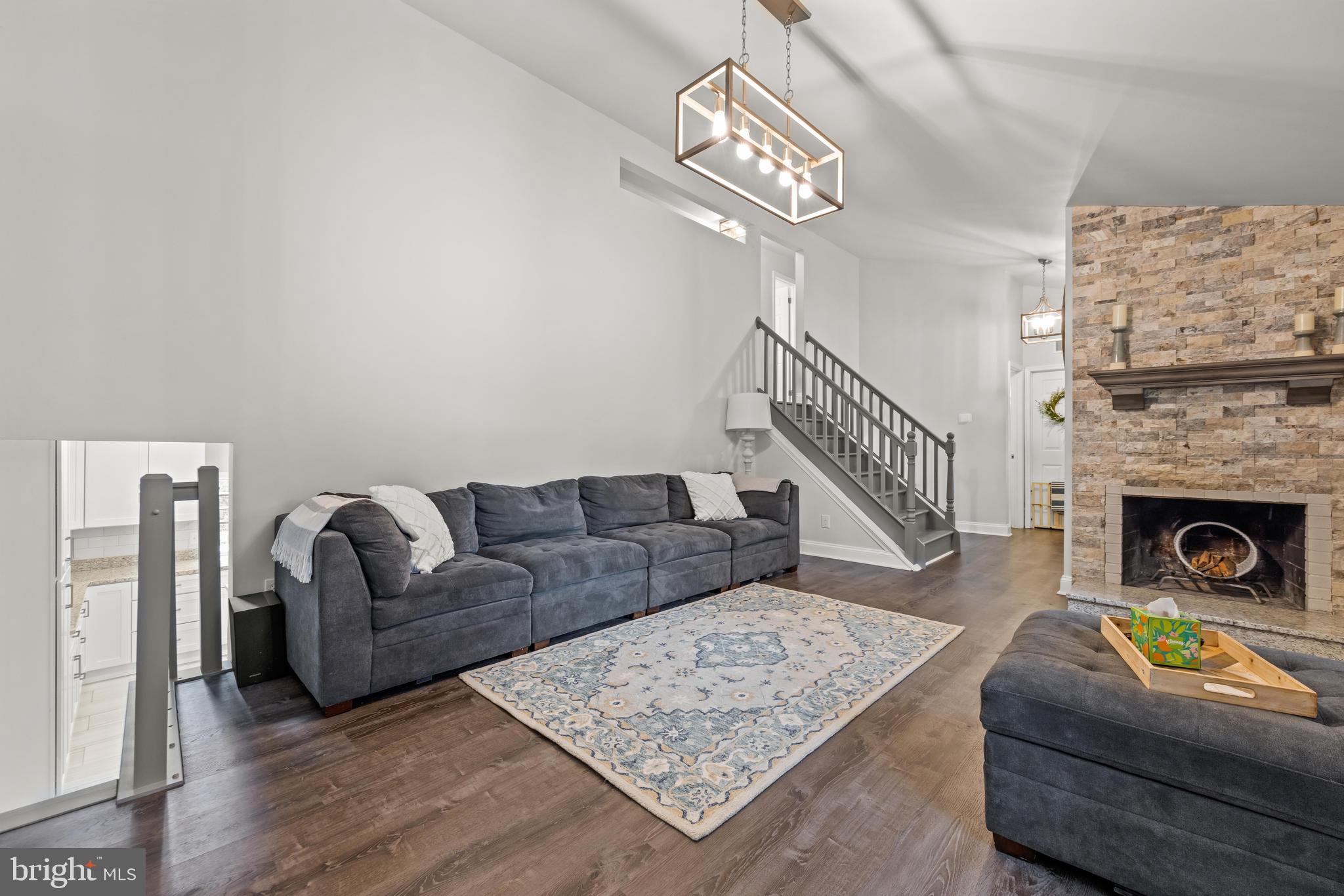 2414 Derby Drive Fallston, MD 21047 - Photo 9 of 41 a living room with furniture and a fireplace