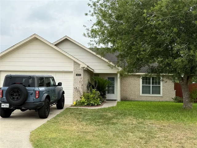 a car parked in front of house