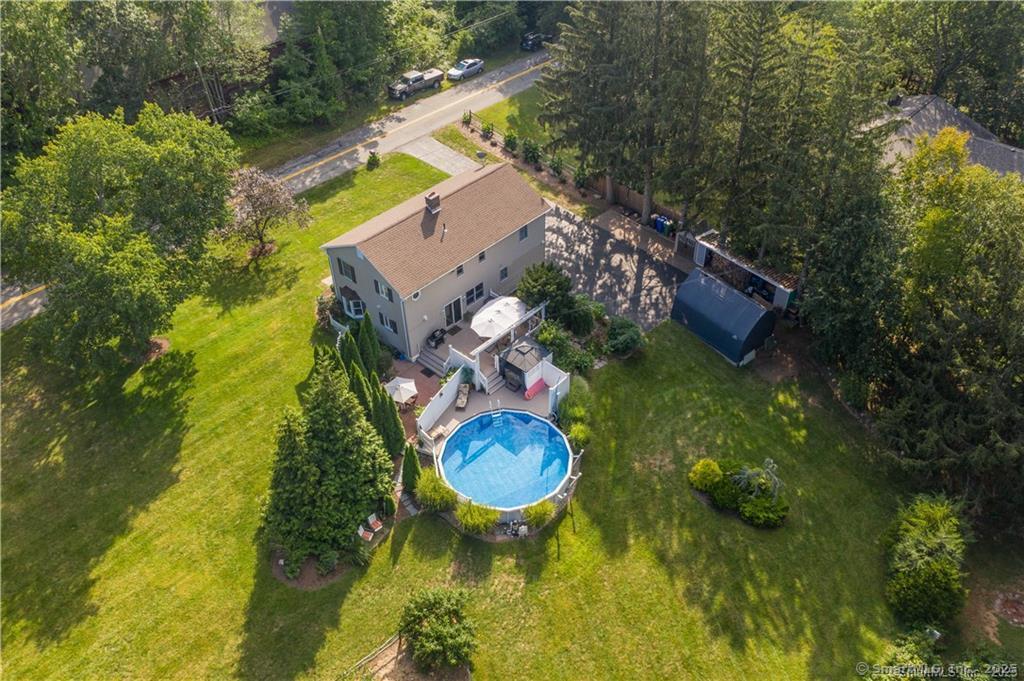 274 Smith Street South Windsor, CT 06074 - Photo 34 of 38 a view of a house with a swimming pool