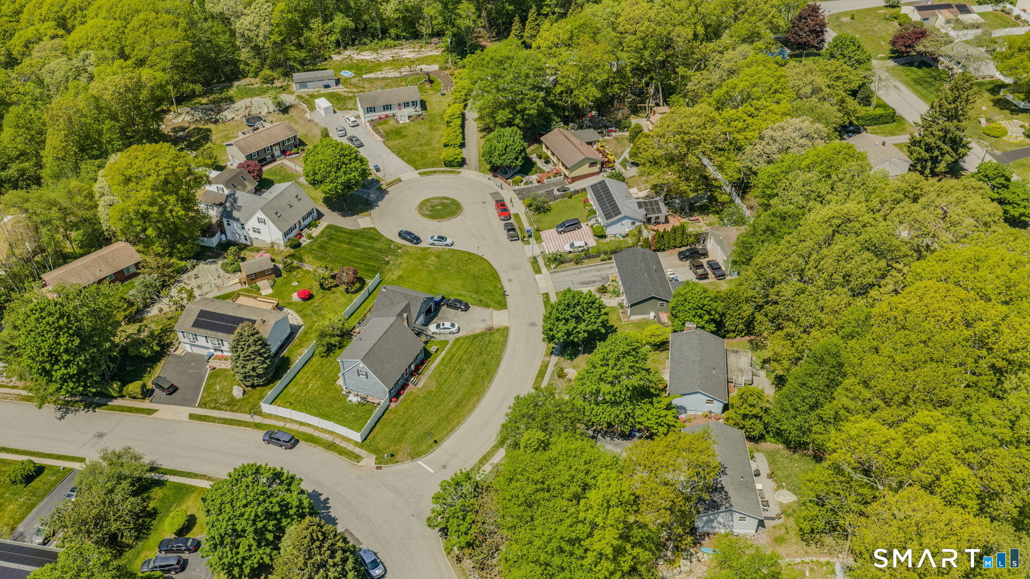 6 Amherst Court Groton, CT 06355 - Photo 34 of 40 an aerial view of residential house with outdoor space