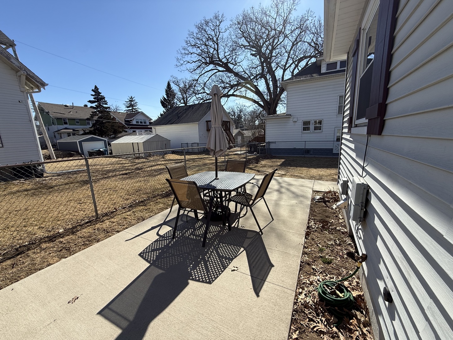 1703 24th Street Rock Island, IL 61201 - Photo 24 of 28 a view of a backyard with sitting area