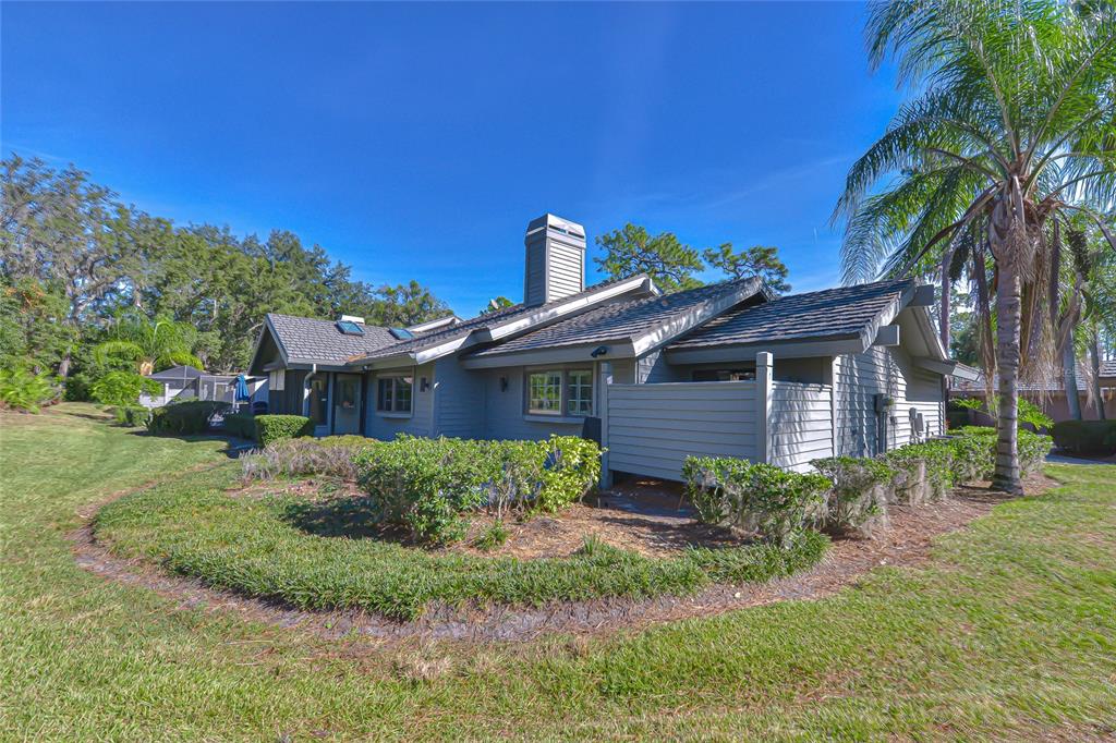 5355 Cobblestone Court Wesley Chapel, FL 33543 - Photo 8 of 54 a view of a house with a big yard plants and large trees