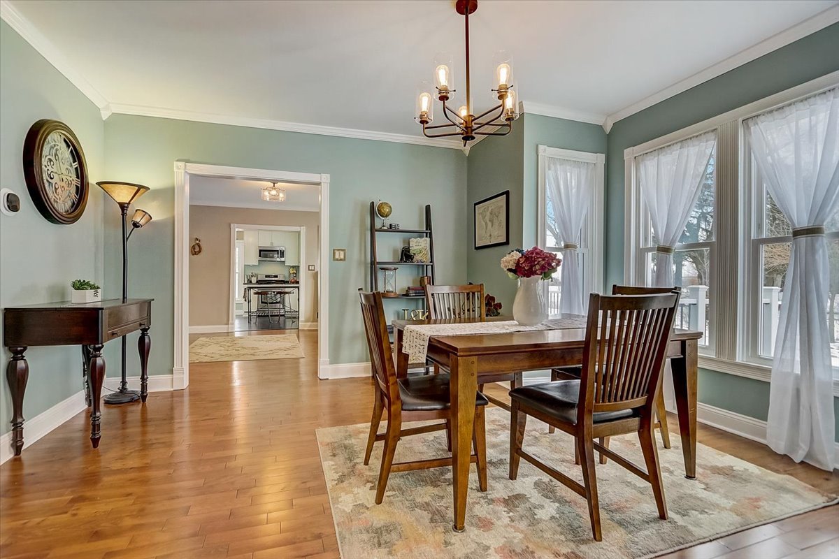 1-n154 LaFox Road Elburn, IL 60119 - Photo 5 of 44 a view of a dining room with furniture window and wooden floor