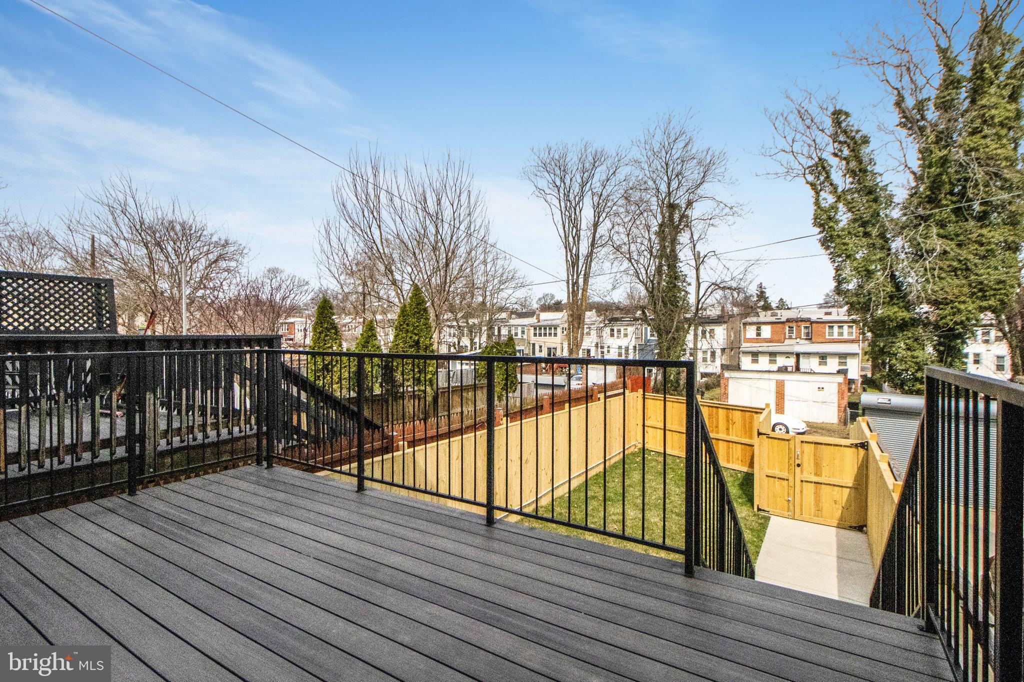603 Longfellow Street Northwest Washington, DC 20011 - Photo 21 of 60 Rear Deck