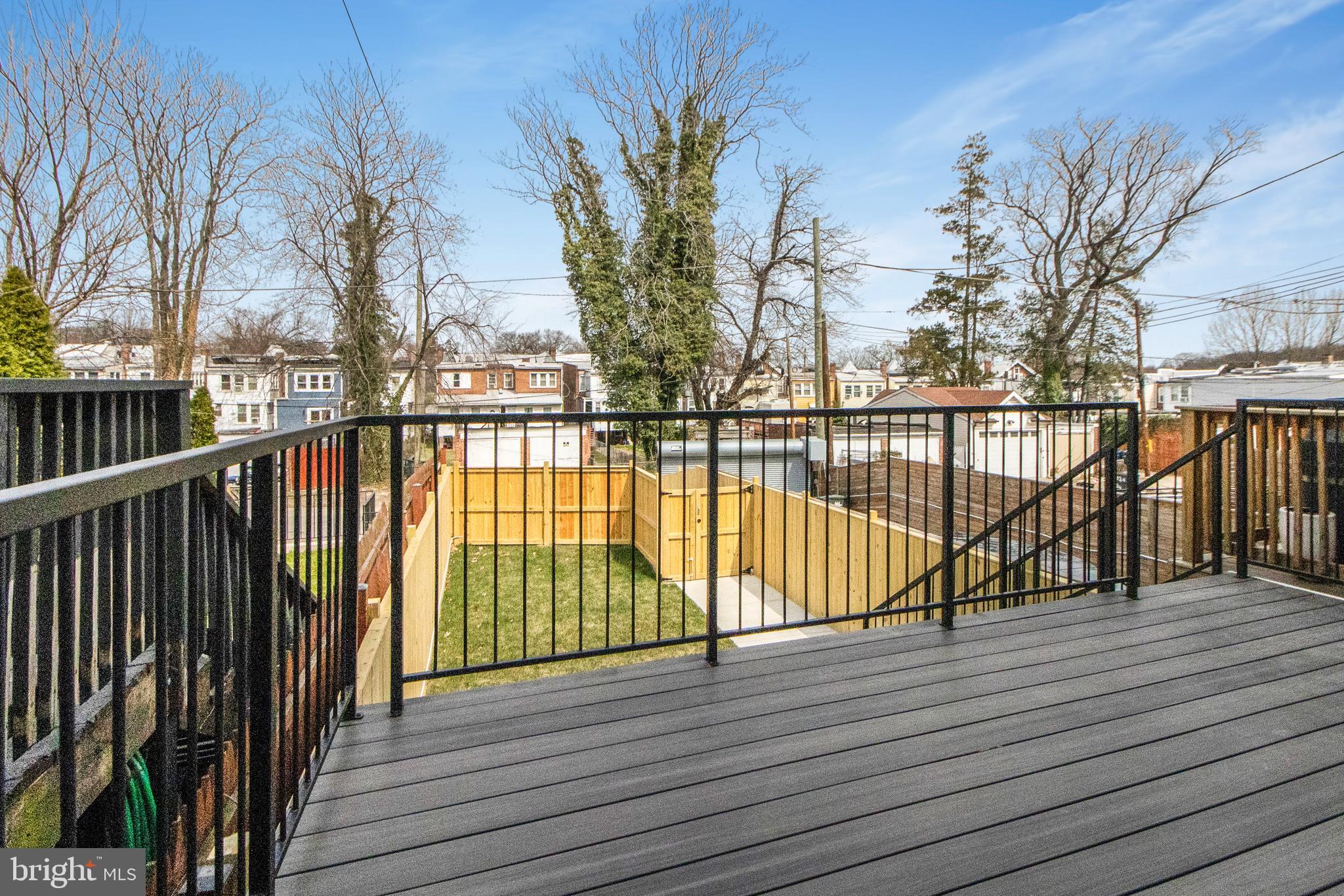 603 Longfellow Street Northwest Washington, DC 20011 - Photo 24 of 60 Rear Deck