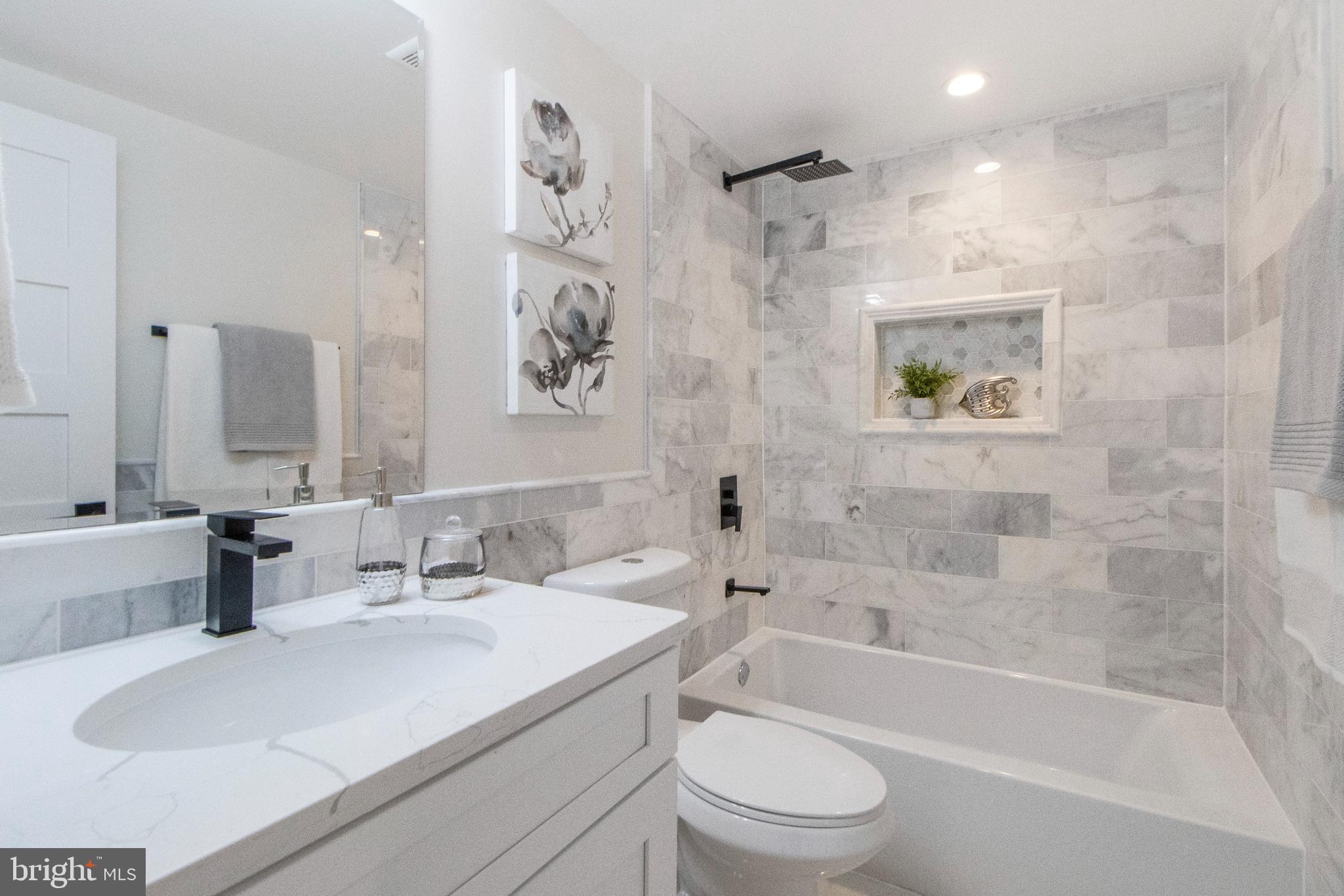 603 Longfellow Street Northwest Washington, DC 20011 - Photo 51 of 60 Lower Level Bath