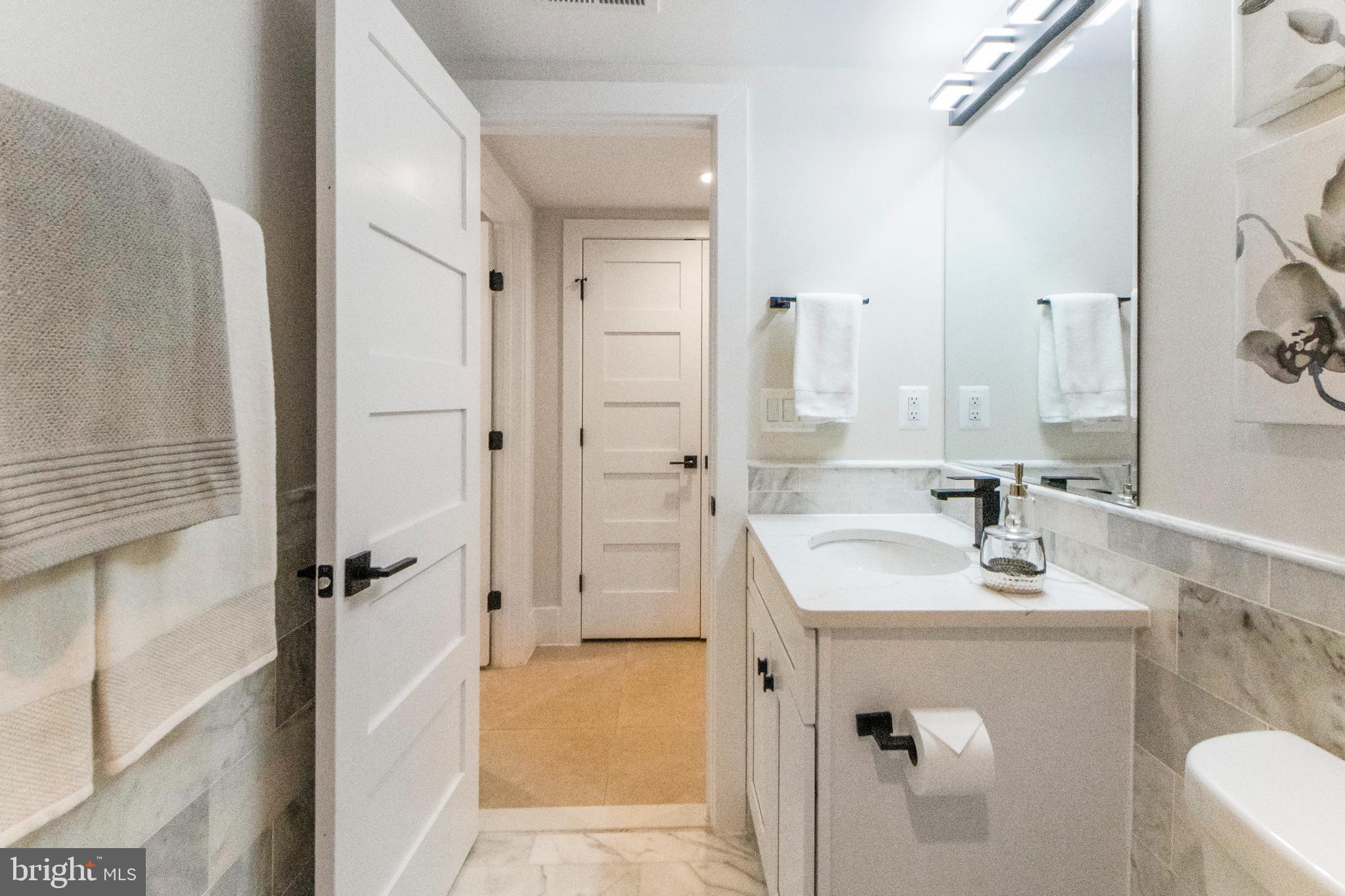 603 Longfellow Street Northwest Washington, DC 20011 - Photo 53 of 60 Lower Level Bath
