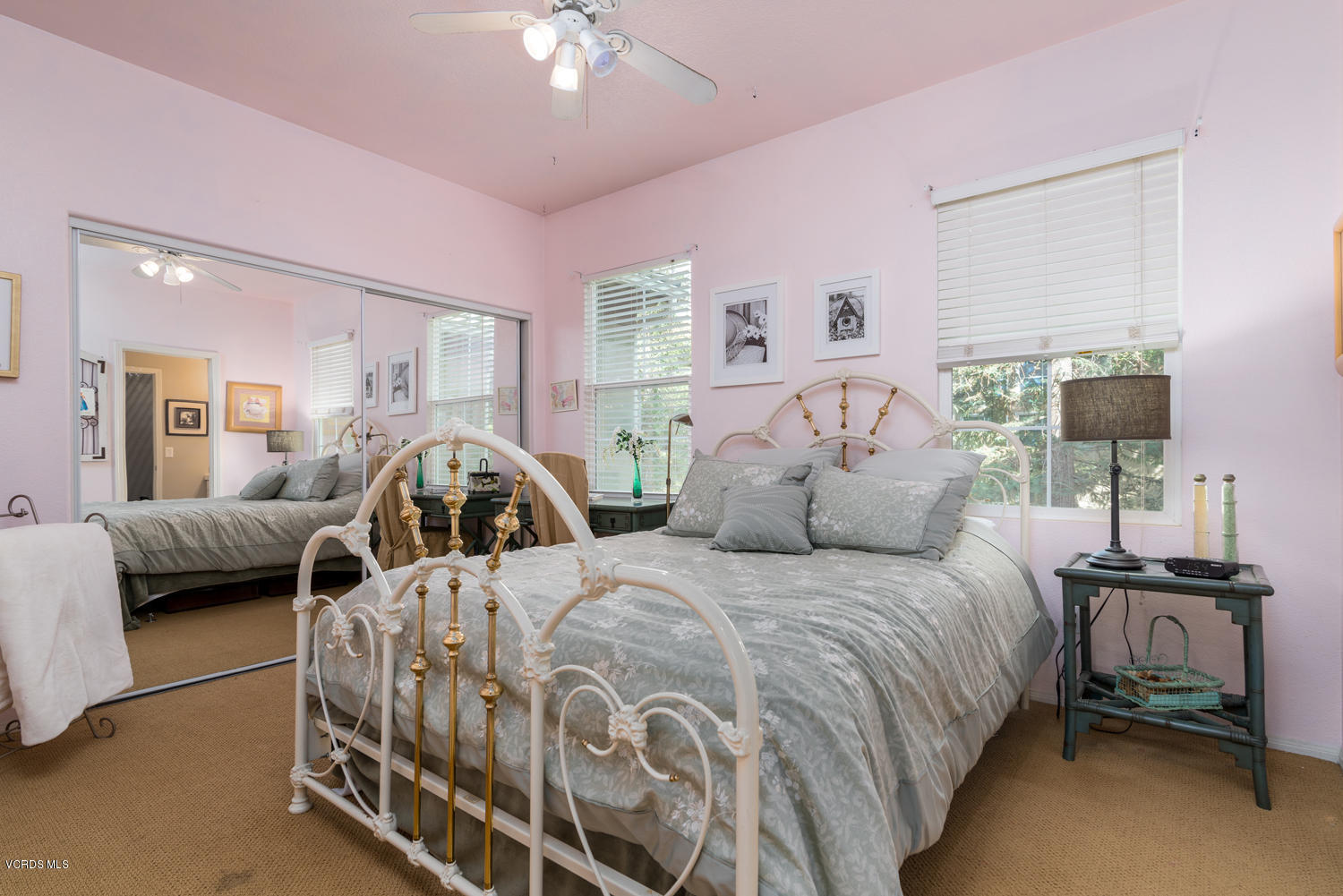 161 Laurel Ridge Drive Simi Valley, CA 93065 - Photo 35 of 50 a bedroom with a bed and a chandelier