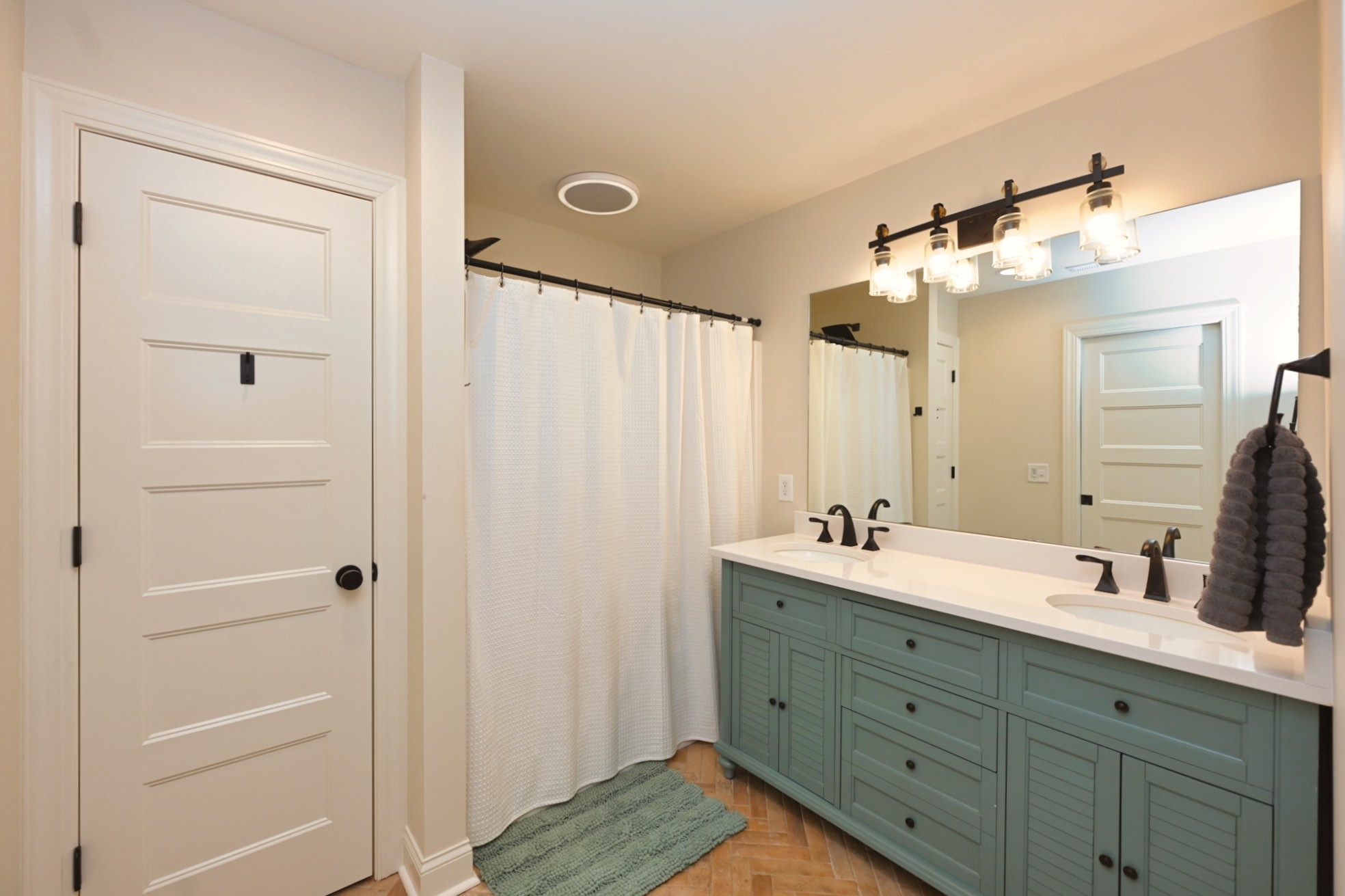 632 Weeping Willow Road Hendersonville, TN 37075 - Photo 21 of 42 a bathroom with a double vanity sink mirror and shower