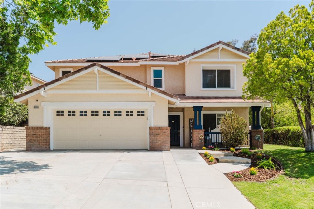 32480 The Old Road Castaic, CA 91384 - Photo 65 of 68 a view of a house with garden and a tree