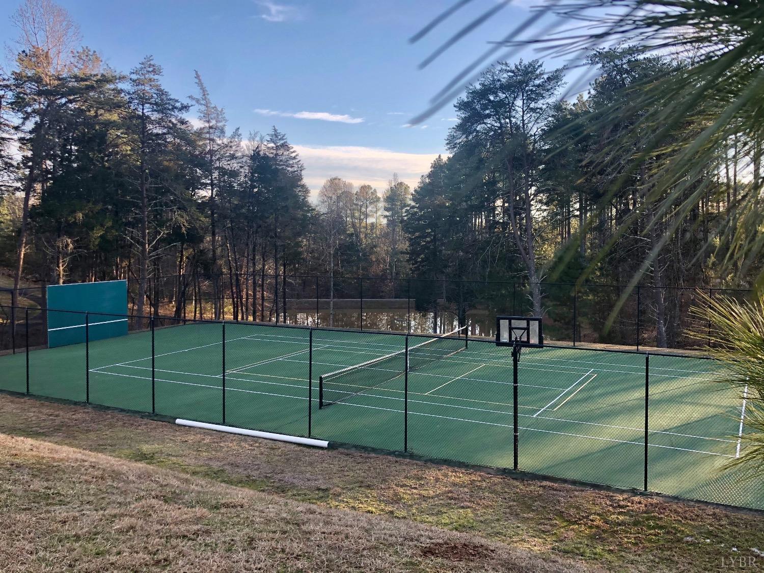 332 Bay View Road Lynch Station, VA 24571 - Photo 8 of 8 a view of a tennis court