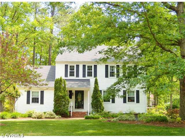 10211 Delray Road Glen Allen, VA 23060 - Photo 1 of 12 Exterior Front - Vinyl siding, aluminum railings, aggregate walk, landscaping professionally maintained, 2 detached storage sheds.