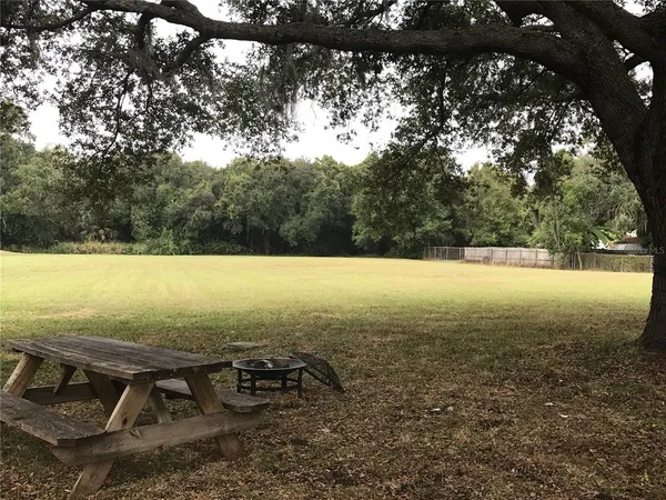 a view of outdoor space and barbecue grill