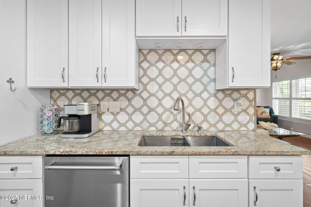 a house view with a garden space